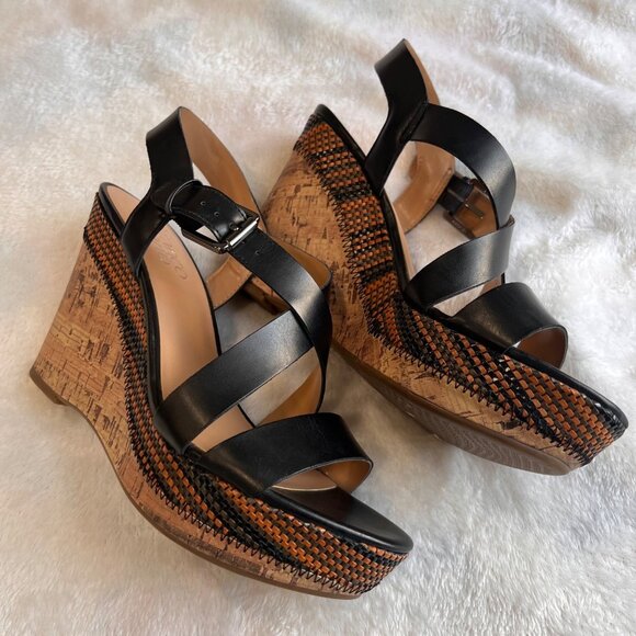 Franco Sarto Shoes - Franco Sarto stallion 2,‎ wedge sandals size 8